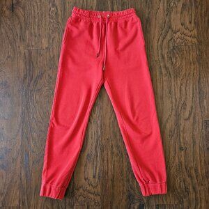 Negative Jogger Sweatpants Women's Size Small Color Cherry Soft Comfy